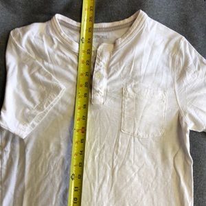 White Henley T-shirt sz 18/XL